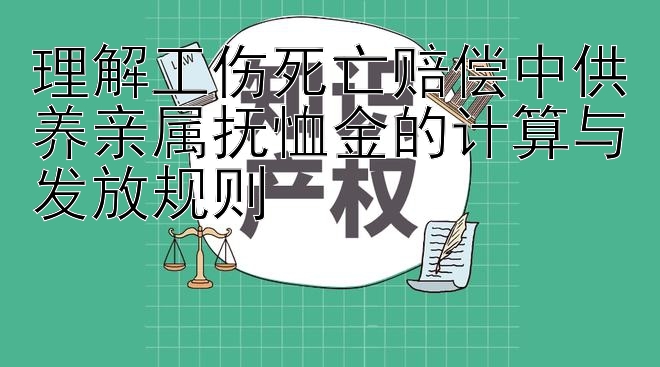 理解工伤死亡赔偿中供养亲属抚恤金的计算与发放规则