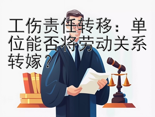 工伤责任转移：单位能否将劳动关系转嫁？