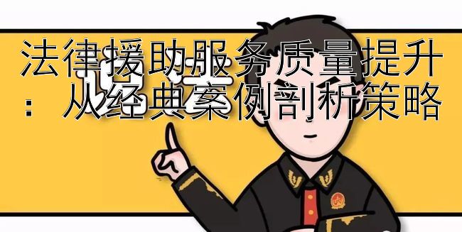 法律援助服务质量提升：从经典案例剖析策略