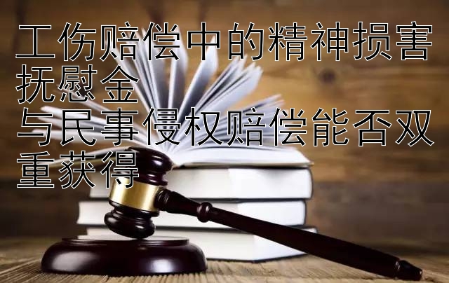 工伤赔偿中的精神损害抚慰金  
与民事侵权赔偿能否双重获得