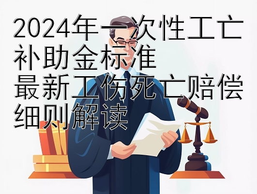 2024年一次性工亡补助金标准  
最新工伤死亡赔偿细则解读