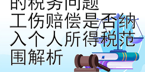 2024年工伤赔偿的税务问题  
工伤赔偿是否纳入个人所得税范围解析